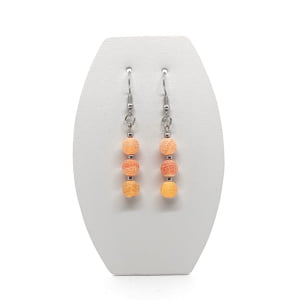 Kolczyki Agat kwasowany, stal chirurgiczna KOL016 Biżuteria ADIRE