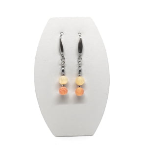 Kolczyki Agat kwasowany, stal chirurgiczna KOL015 Biżuteria ADIRE