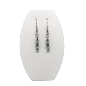 Kolczyki Hematyt, stal chirurgiczna KOL010 Biżuteria ADIRE