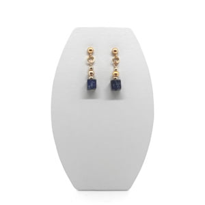 Kolczyki pozłacane Jaspis cesarski, stal chir. KOL002 Kolczyki ADIRE