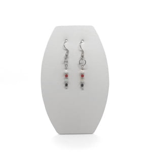 Kolczyki Amazonit, Turmalin, Spinel, Stal chirurgiczna KOL088 Kolczyki Adire