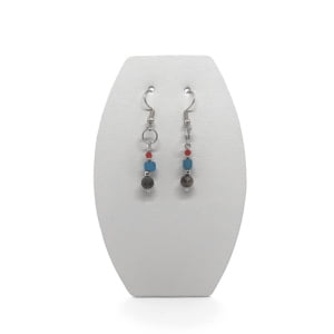 Kolczyki Apatyt, Spinel, Onyks, Stal chirurgiczna KOL106 Kolczyki Adire