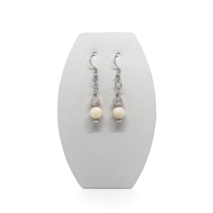 Kolczyki Cytryn, Amazonit, Stal chirurgiczna KOL111 Kolczyki Adire