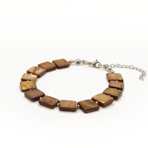 Bransoletka Masa perłowa 18-22cm KAM869 Stal chirurgiczna