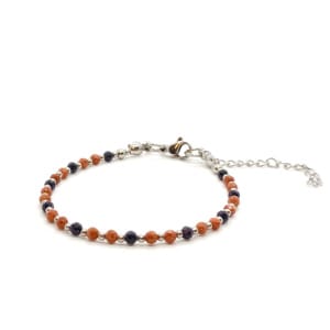 Bransoletka Piasek Pustyni i Noc Kairu 15,5-19,5cm KAM934 stal chirurgiczna