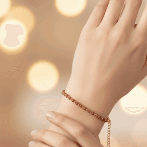 Bransoletka Piasek Pustyni KAM928 stal chirurgiczna pozłacana